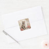 Sticker Carré Merci 13 (Enveloppe)