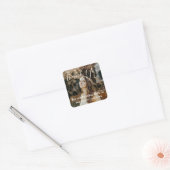 Sticker Carré Merci moderne simple photo Graduation (Enveloppe)