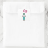 Sticker Carré Merci pour la récession, M. Powell (Sac)