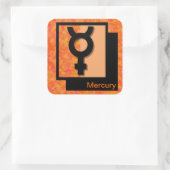 Sticker Carré Mercure (Sac)