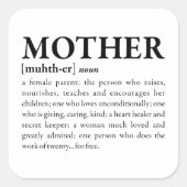 Sticker Carré Mère (Devant)