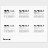 Sticker Carré Mère (Feuille)