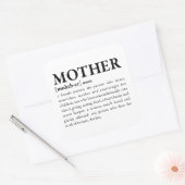 Sticker Carré Mère (Enveloppe)