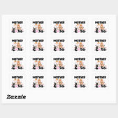 Sticker Carré Mère Des Chats (Feuille)