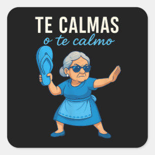 Sticker Carré Mère espagnole mexicaine drôle