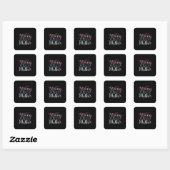 Sticker Carré Mère Est Forte Comme Mère (Feuille)