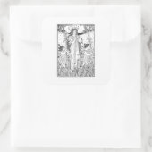 Sticker Carré Mère Nature été (Sac)