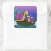 Sticker Carré Mère Snail et Tilly (Sac)