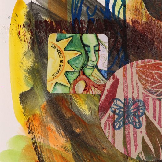 Sticker Carré Mère Terre Déesse Gaia