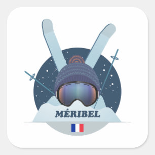 Sticker Carré Meribel