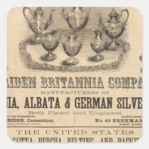 Sticker Carré Meriden Britannia Company