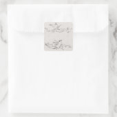 Sticker Carré Merpeople (Sac)