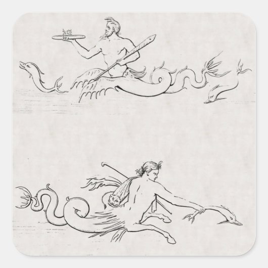 Sticker Carré Merpeople (Devant)