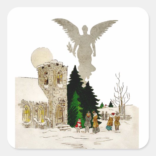 Sticker Carré Merry Go Round (Devant)