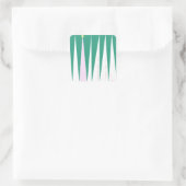 Sticker Carré Merveilleuse de la saison Arbre de Noël (Sac)