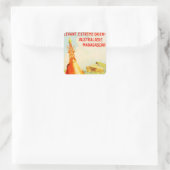 Sticker Carré Messageries Maritimes ~ Bouy (Sac)