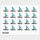 Sticker Carré #MeToo Conception avec ruban (Feuille)