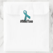 Sticker Carré #MeToo Conception avec ruban (Sac)