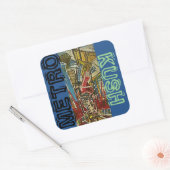 STICKER CARRÉ MÉTRO KUSH (Enveloppe)