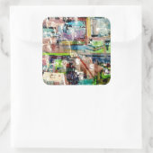 Sticker Carré Métropole II (Sac)