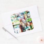 Sticker Carré Metropolis VI (Enveloppe)