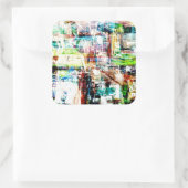 Sticker Carré Metropolis VI (Sac)