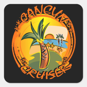 STICKER CARRÉ MEXIQUE