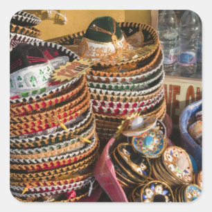 Sticker Carré Mexique, Cozumel. Souvenirs à Isla de Cozumel