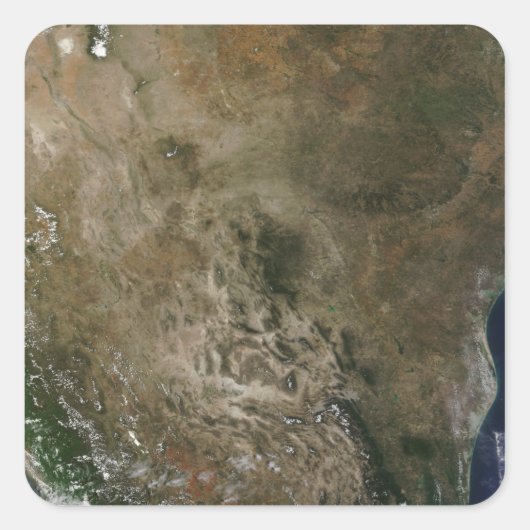 Sticker Carré Mexique et sud-ouest des États-Unis (Devant)