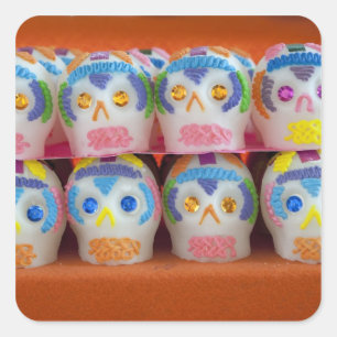 Sticker Carré Mexique, province d'Oaxaca, Oaxaca, marché d'Abast