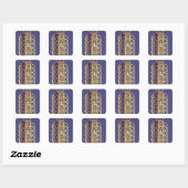 Sticker Carré Mezuzah Coque (Feuille)