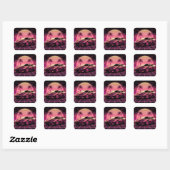 Sticker Carré Miami Dreams (Feuille)