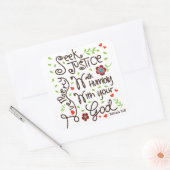 Sticker Carré Micah 6:8 Chercher Justice Amour Miscy (Enveloppe)