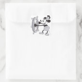 Sticker Carré Mickey bateau à vapeur (Sac)