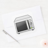 Sticker Carré Microwave (Enveloppe)