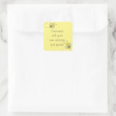 Sticker Carré Miel Bee (Sac)