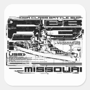 Sticker Carré Mighty Mo