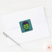 Sticker Carré Mignon Frankenstein (Enveloppe)