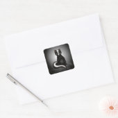 Sticker Carré mignon Skunk (Enveloppe)