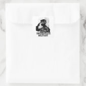 Sticker Carré Militaire des États-Unis (Sac)