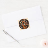 Sticker Carré Mimbres Warrior (Enveloppe)