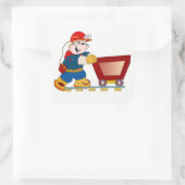 Sticker Carré Miner (Sac)