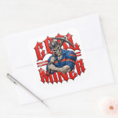 STICKER CARRÉ MINEUR DE CHARBON REAPER (Enveloppe)