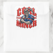 STICKER CARRÉ MINEUR DE CHARBON REAPER (Sac)