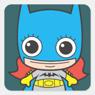 Sticker Carré Mini Batgirl