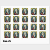 Sticker Carré Miniature de Joseph Fouche Duc d'Otrante (Feuille)