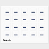 Sticker Carré Minimaliste Moderne Simple (Feuille)