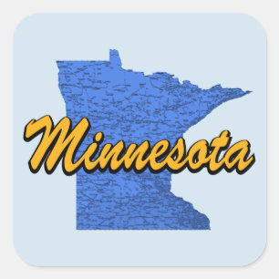 Sticker Carré Minnesota