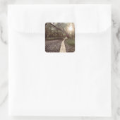 Sticker Carré minnesota du sentier du point de sable (Sac)