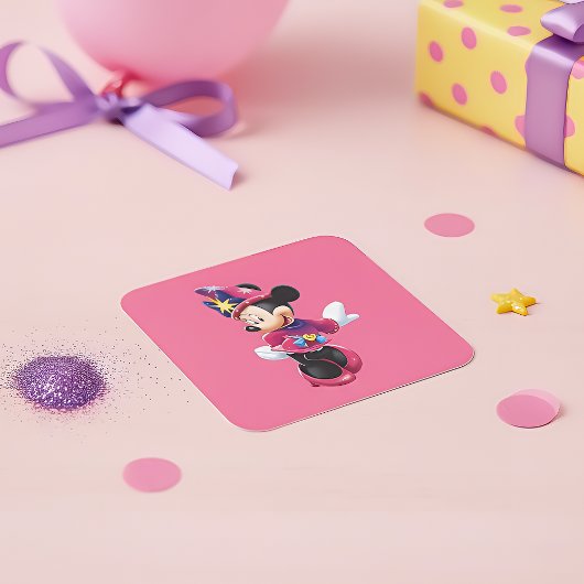 Sticker Carré Minnie